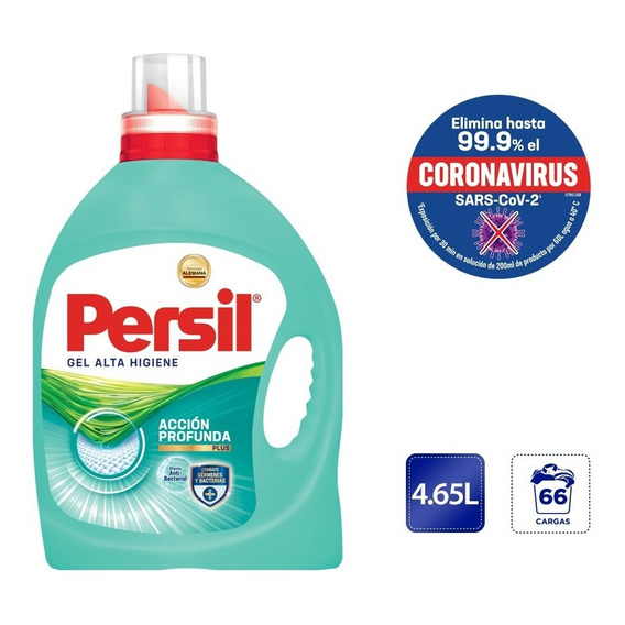 Detergente Líquido Persil Alta Higiene 4.65l