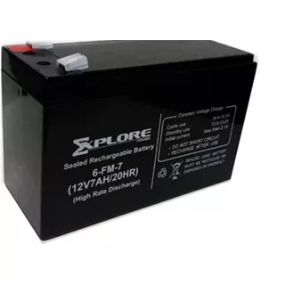 Bateria Explore 12v 7ah 20hr Ups Alarma Cerco Electric Acme