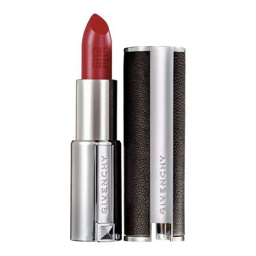 Labial Givenchy Le Rouge color grenat initié mate