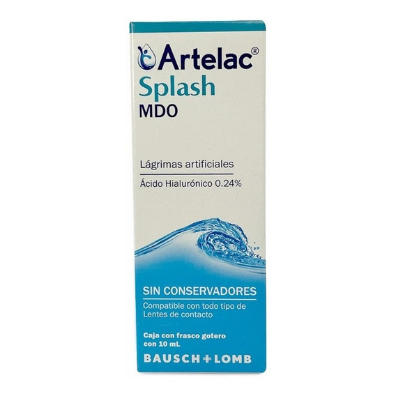 Artelac Splash Solución 10ml Ácido Hialurónico 0.024mg