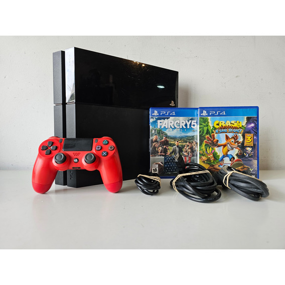 Sony Playstation 4 500gb + 1 Control, Cargador Y Cable Power