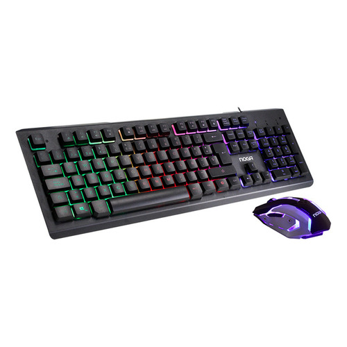 Noga NKB-089 Kit de teclado y mouse gamer teclado negro