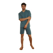 Pijama Hombre Jersey Liso 100% Algodón Verano 