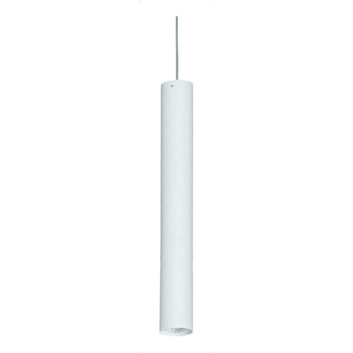 Lampara Techo Colgante Tubular Minimalista 50cm A/dicro Led Color Blanco