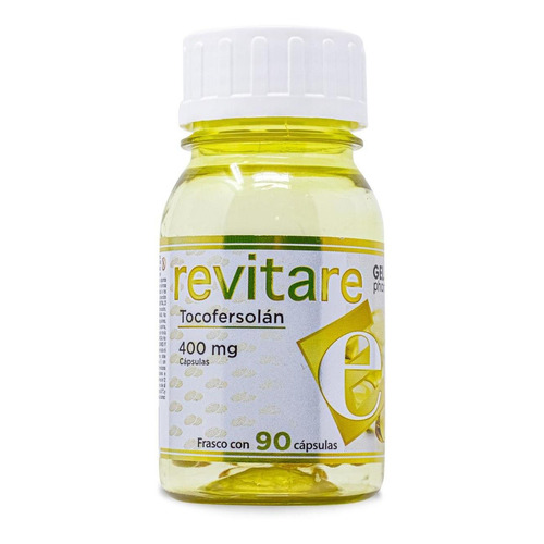 Revitare Vitamina E 400mg C/90 Caps (tocofersolán)gelpharma 