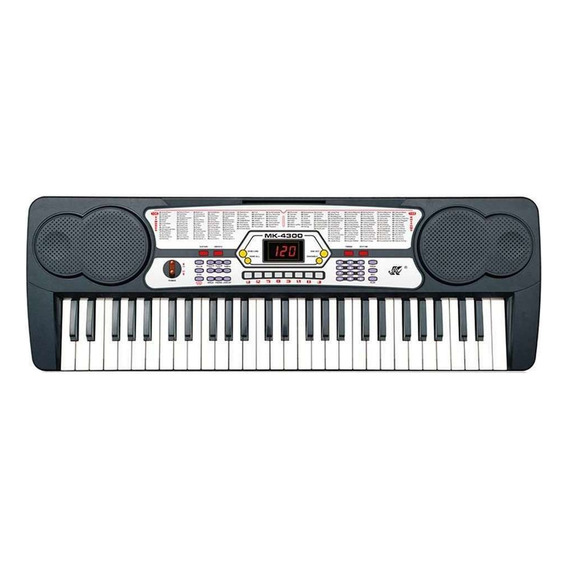 Teclado musical Meike MK-4300 54 teclas negro