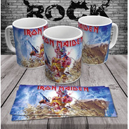 Caneca Em Porcelana Iron Maiden Rock Metal Heavy Metal