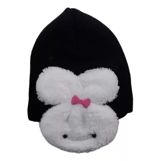 Gorro De Lana Con Conejo De Peluche Lote X 20 Unidades