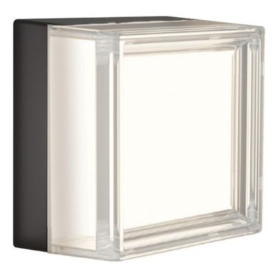 Aplique Exterior West 10w Led 7102 Ngnt Blanco Dinamico Negro