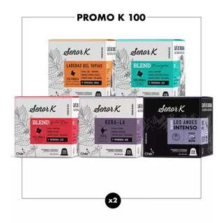 Promo K100 - 100 Cápsulas Para Nespresso® - Café Señor K