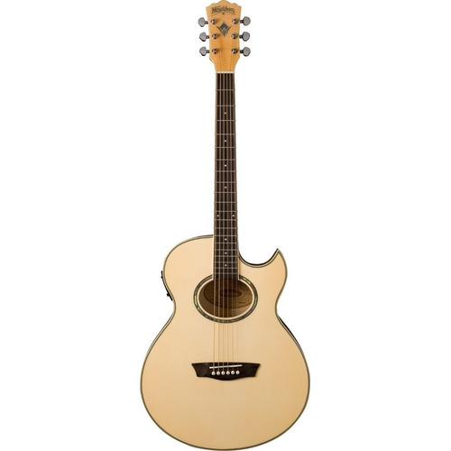 Guitarra Electroacústica Washburn Festival EA20 para diestros natural engineered wood brillante