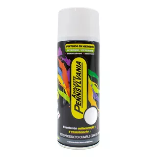 Pintura En Aerosol 400ml Blanco Brillo Pennsylva