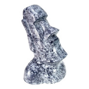 Boneco Colecionável Moai Ilha De Páscoa Pintado 20cm