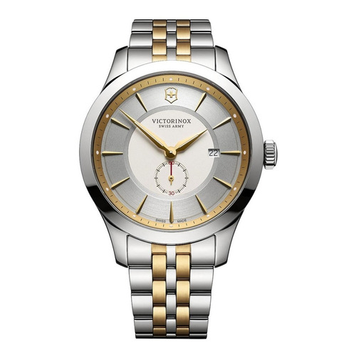 Victorinox Reloj Alliance Large 44, Color Oro Color de la correa Acero Color del bisel Plateado Color del fondo Plateado