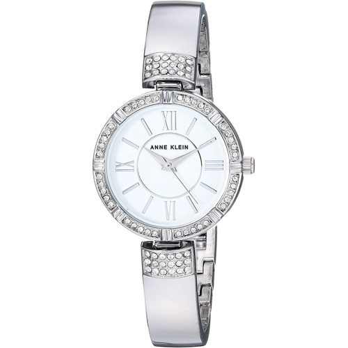 Anne Klein Women's Premium Crystal Accented Watch And Bracel