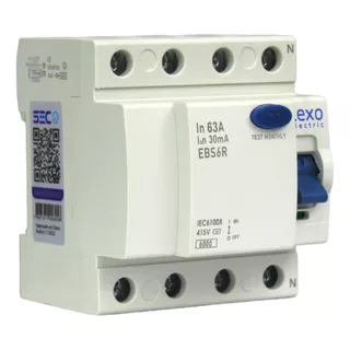 Interruptor Diferencial 4x63a 30ma Lexo Certificado