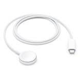 Cable Cargador Inalámbrico Apple  Magsafe Usb-c Para Apple Watch Series / Ultra / Ultra 2 / AirPods (1 M) Blanco