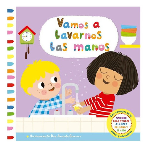Libro Grandes Pasos - Vamos A Lavarnos Las Manos, De Dra.amanda Gummer. Editorial Picarona, Tapa Dura En Español, 2023
