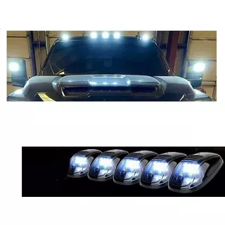 Luz Teto Dodge Ram 2500 F250 - 5 Luzes Led - Branca