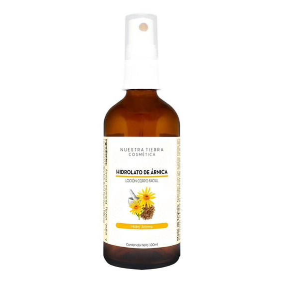 Hidrolato Orgánico De Árnica Analgesico-desinflamante 120ml