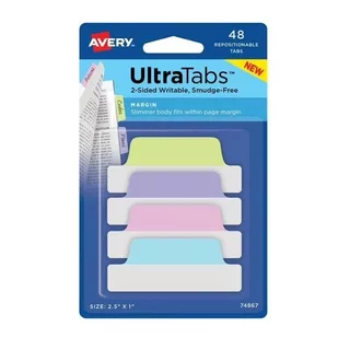 Ultra Tabs Pastel X 48 U ¡promo! Banderitas/adhesivos Avery®