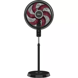 Ventilador De Coluna Super Breeze Ovtr881 Oster Cor Da Estrutura Preto Cor Das Pás Vermelho 127v