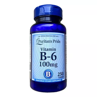 Vitamina B6 100mg 250tab Americ - Unidad a $245