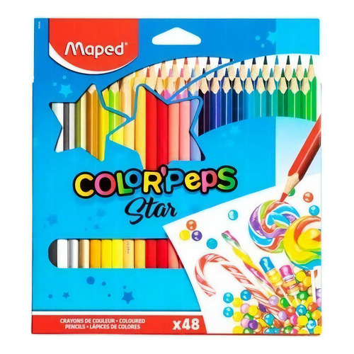 Lapices De Colores Color Peps X48 Maped 832048