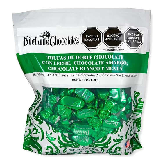 Dilettante Chocolates Trufas De Chocolate Con Menta 680 Gr