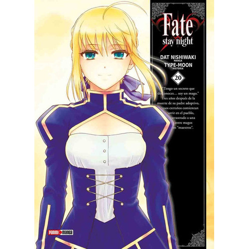 Fate Stay Night: Fate Stay Night, De Panini. Serie Fate Stay Night, Vol. 20. Editorial Panini, Tapa Blanda, Edición 1 En Español, 2021