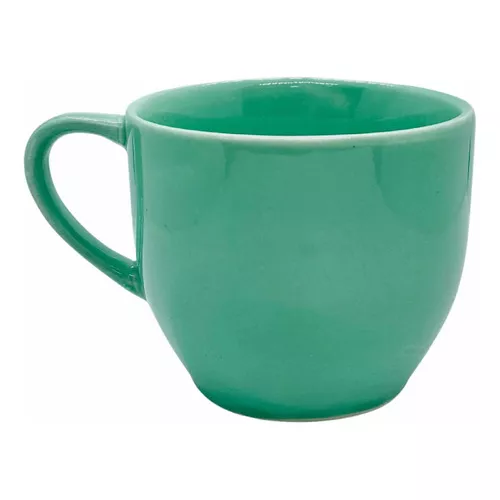 Jogo 6 Xícara Chá Café Verde 170Ml Porcelana - Mundo Da Porcelana - Xícaras  de Café - Magazine Luiza