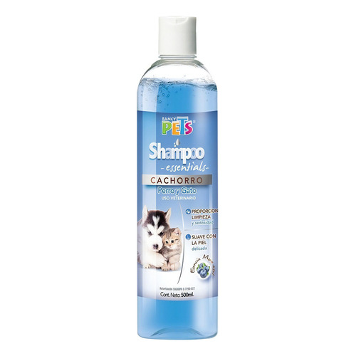 Shampoo Para Perro 500 Ml. Essentials Mora Azul Fancy Pets