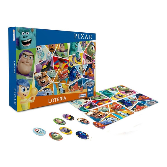 Juego De Mesa Lotería Infantil Disney Pixar