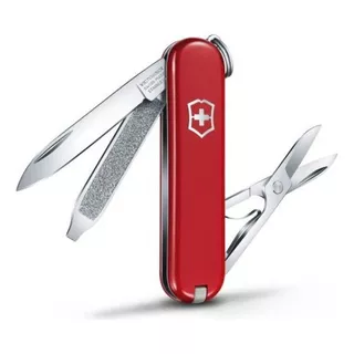 Mini Canivete Suíço Classic Victorinox Vermelho 7f 0.6223