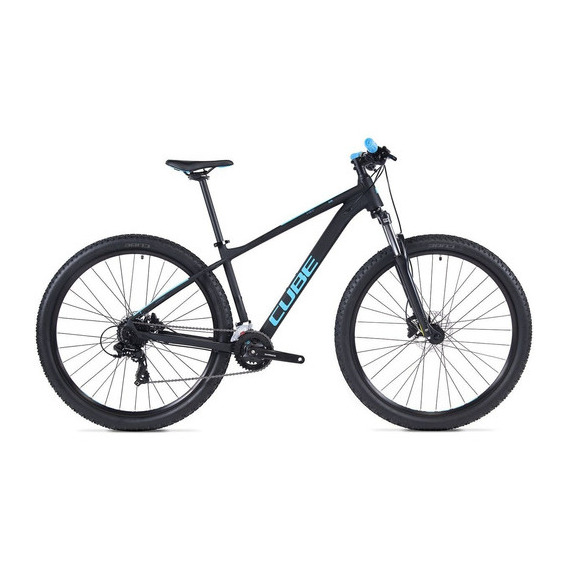 Bicicleta Mountain Bike Rodado 29 - Cube Aim 2022-23 Color Black/Blue Tamaño del cuadro L