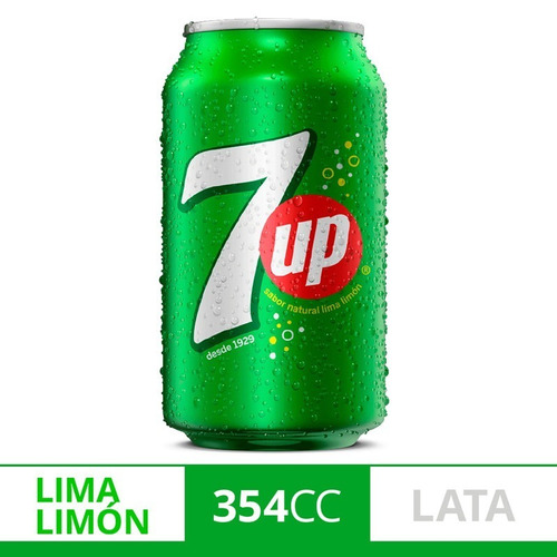 Seven Up 7up 354ml Pack X6 Bebida Gaseosa Limón