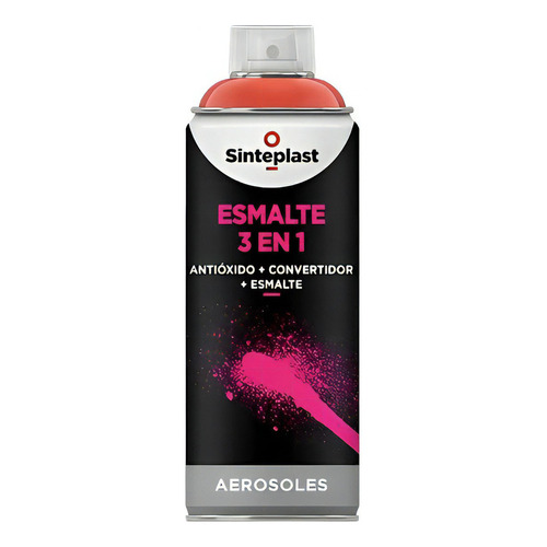 Pintura En Aerosol Brillospray Max 3 En 1 - 440cc Colores Pp Color Negro Brillante