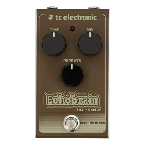 Pedal Para Guitarra Echobrain Analog Dis Tc Electronic Color Café