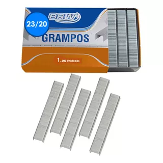 Grampo 23/20 Grampear De 140 A 170fls Galvanizado Brw 1000un