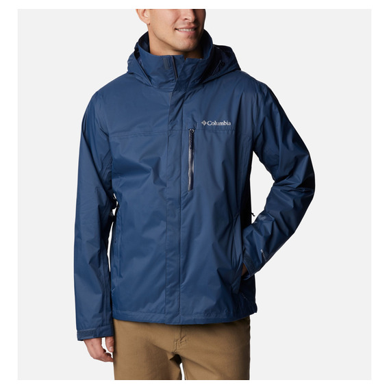 Chaqueta Columbia Impermeable Pouration Omnitech Hombre