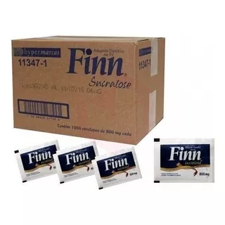 Adoçante Finn Sucralose C/1000 Sachês 0,8g