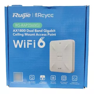 Accesspoint Ruijie/reyee Rg-rap2260(g)wi-fi 6ax1800dual Band