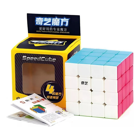 Cubo Rubik Qiyi Qiyuan S Stickerless Speed 4x4 Lubricado