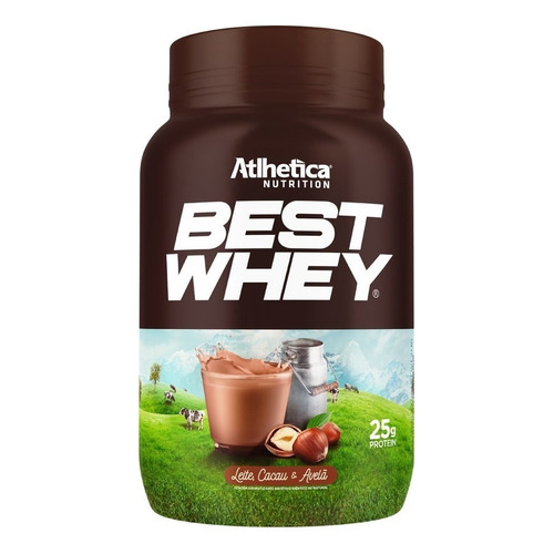 Suplemento en polvo Atlhetica Nutrition  Best Whey Best Whey proteínas sabor leche/cacao/avellanas en pote de 900g
