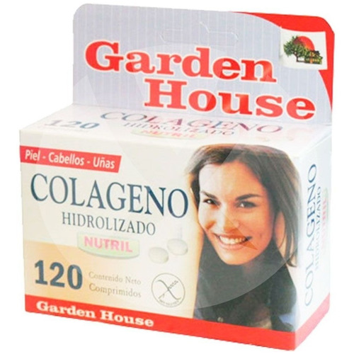 Garden House Colageno Hidrolizado 120 Comp Cabello Y Uñas Sabor Sin sabor