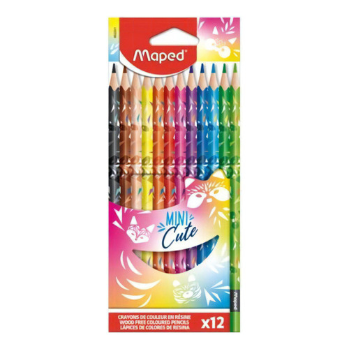 Mini Cute lápices de colores Maped de 12 colores