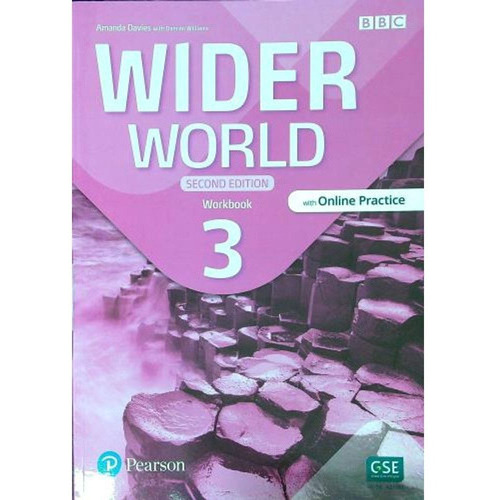 Wider World 3 - 2 Ed - Workbook + Online Practice + App, De Amanda Davies. Serie Wider World, Vol. 3. Editorial Pearson, Tapa Blanda, Edición 2 En Inglés, 2023