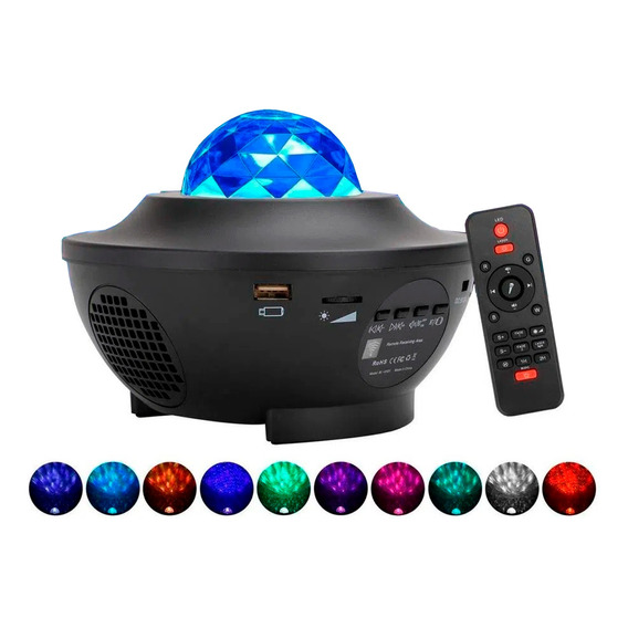 Proyector Led Portátil Bluetooth Mp3 Galaxia