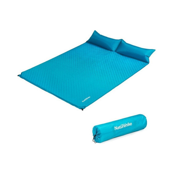 Colchoneta Autoinflable Doble Con Almohada Naturehike