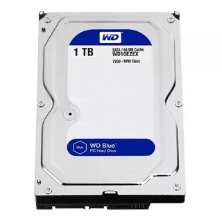 Disco Duro Interno Western Digital  Wd10ezex 1tb Plateado